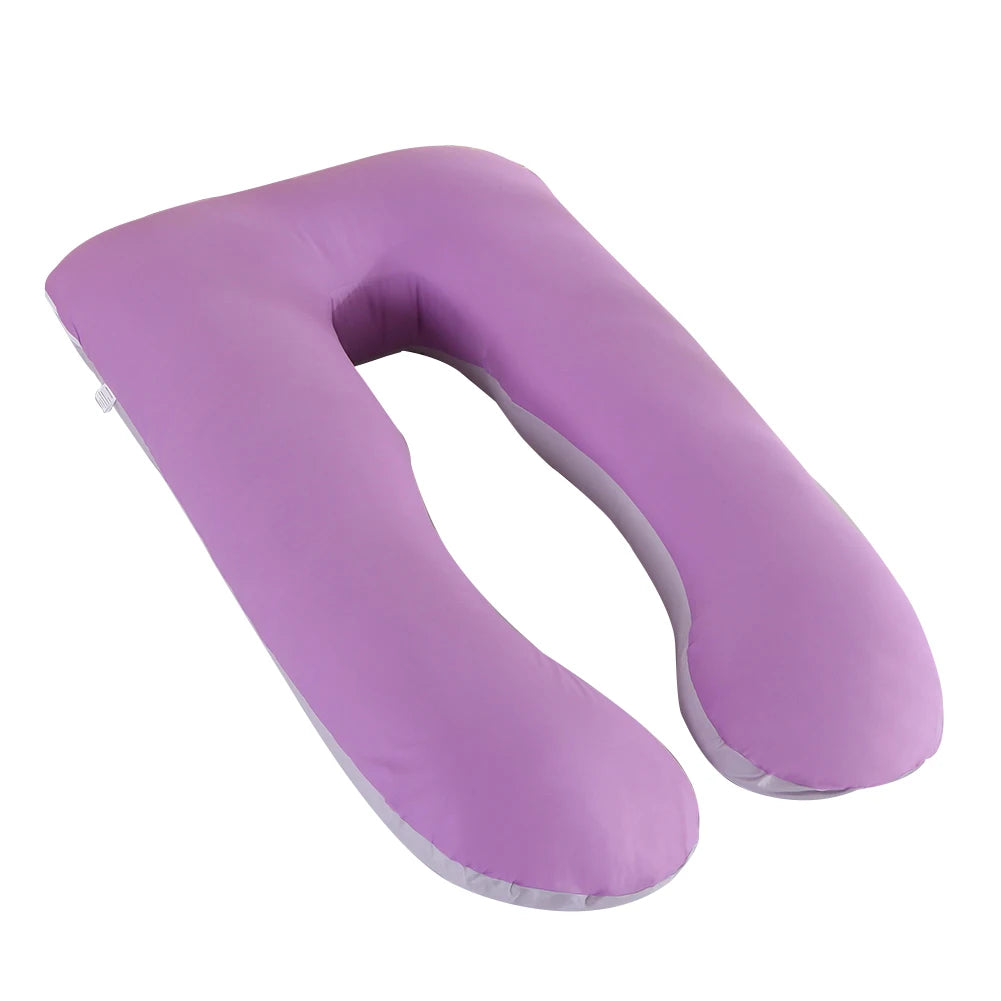 Pregnant Pillow Case U-Type Pregnant Women Pillowcase Breastfeeding Gravida Side Protect Cotton Cover