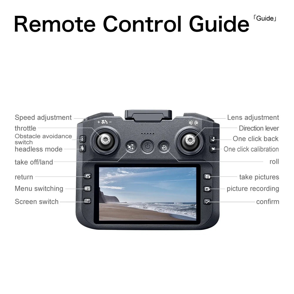 HOT For Xiaomi GT8 Drone 4K Professional Dual Camera FPV GPS Brushless Motor Optical Flow Hovering Folding Quadcopter 8K RC Dron