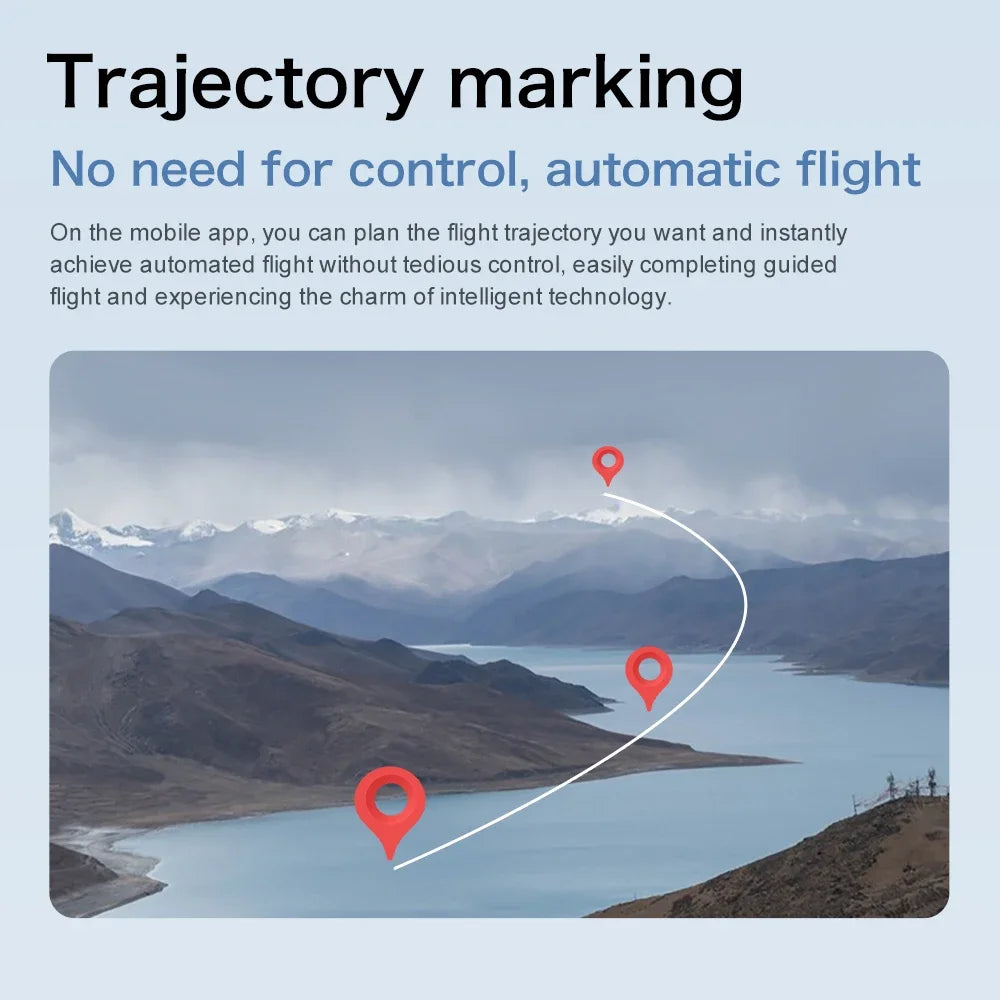 HOT For Xiaomi GT8 Drone 4K Professional Dual Camera FPV GPS Brushless Motor Optical Flow Hovering Folding Quadcopter 8K RC Dron