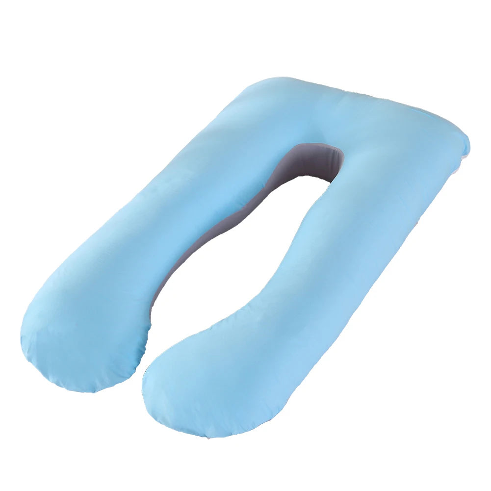 Pregnant Pillow Case U-Type Pregnant Women Pillowcase Breastfeeding Gravida Side Protect Cotton Cover